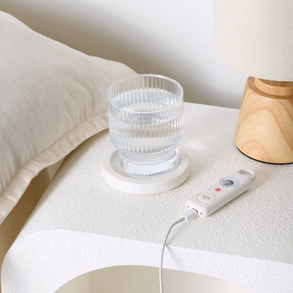 "MySiren USB-C charging port and torch feature close-up -safety light for by the bed security